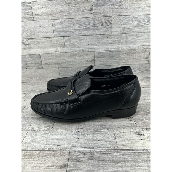 Florsheim Comfortech Black Leather Loafer Shoes Men‎ Size 10 EEE main image 6